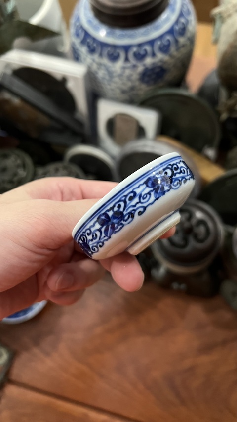 古玩陶瓷清代青花洗拍賣，當前價格199元