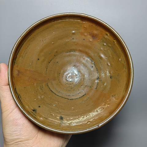 古玩陶瓷明代,鐵銹斑茶盞拍賣,當前價格1850元