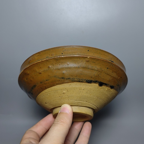 古玩陶瓷明代,鐵銹斑茶盞拍賣,當前價格1850元
