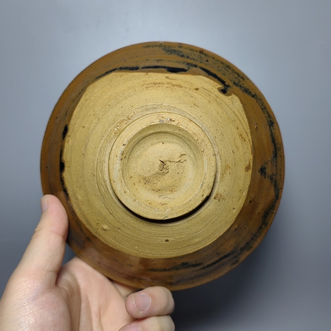 古玩陶瓷明代,鐵銹斑茶盞拍賣,當前價格1850元