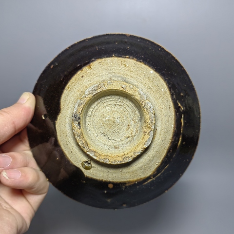 古玩陶瓷元代,鐵銹斑茶盞拍賣,當(dāng)前價(jià)格3900元