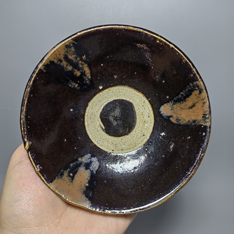 古玩陶瓷元代,鐵銹斑茶盞拍賣,當(dāng)前價(jià)格3900元