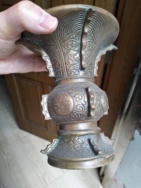 古玩雜項民國精品老銅器一組拍賣，當前價格2600元