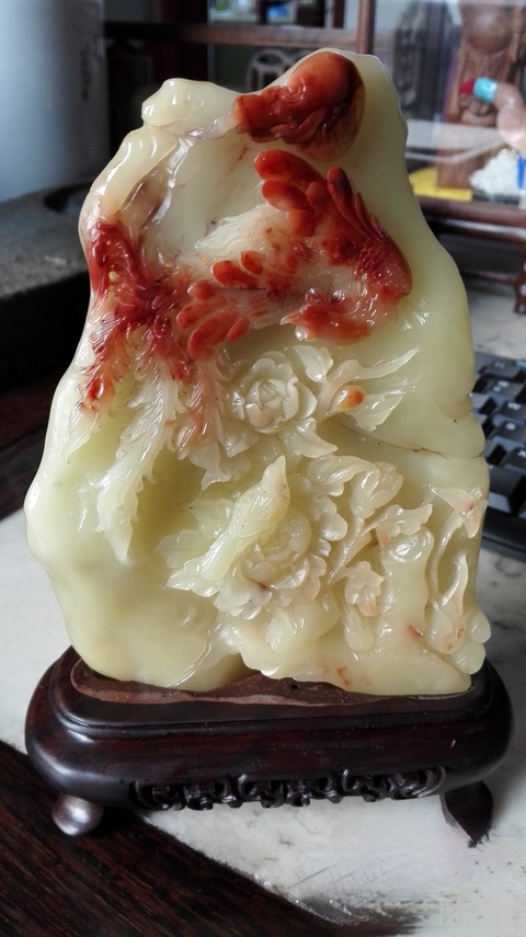 古玩雜項壽山石擺件拍賣,當前價格3120元