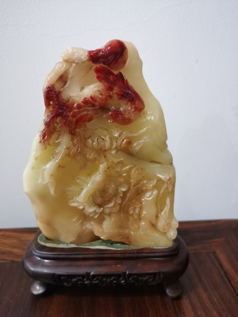 古玩雜項壽山石擺件拍賣,當前價格3120元