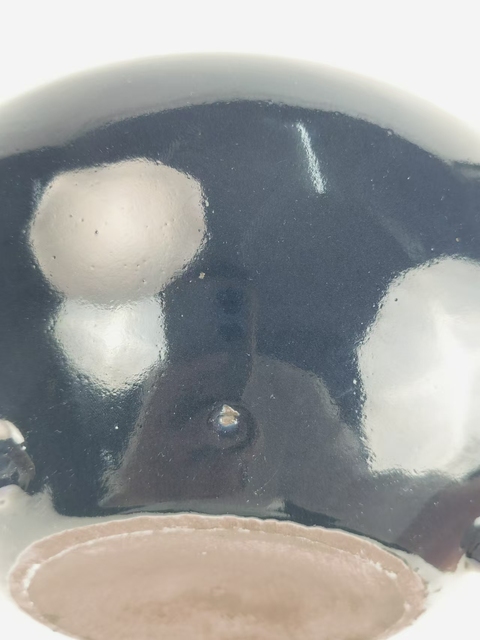 古玩陶瓷清中期 祭藍釉三足爐拍賣,當前價格2500元