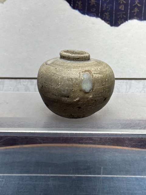 古玩陶瓷宋代精品青釉水盂拍賣,當前價格569元