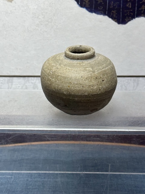 古玩陶瓷宋代精品青釉水盂拍賣,當前價格569元