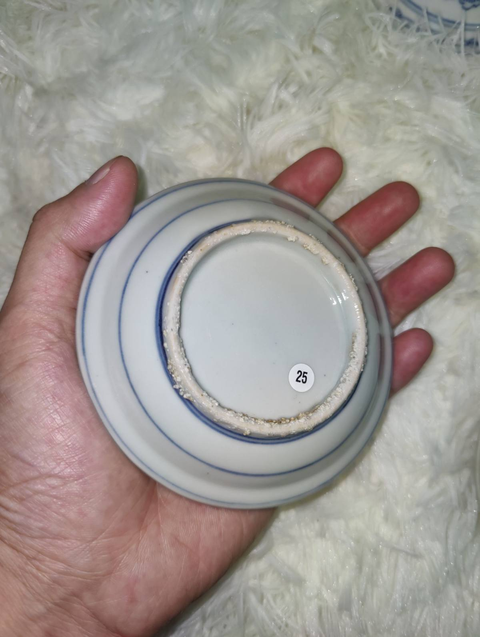 古玩陶瓷明末松鹿同春紋盤一對拍賣,當前價格1000元