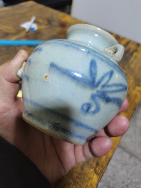 古玩陶瓷青花花卉紋茶壺拍賣,當前價格999元