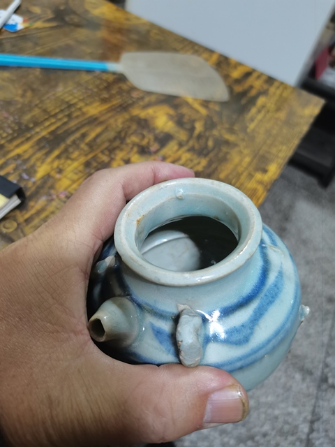 古玩陶瓷青花花卉紋茶壺拍賣,當前價格999元