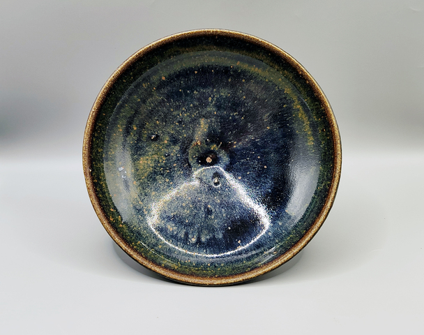 古玩陶瓷元?星空窯變黑釉碗拍賣，當前價格3000元