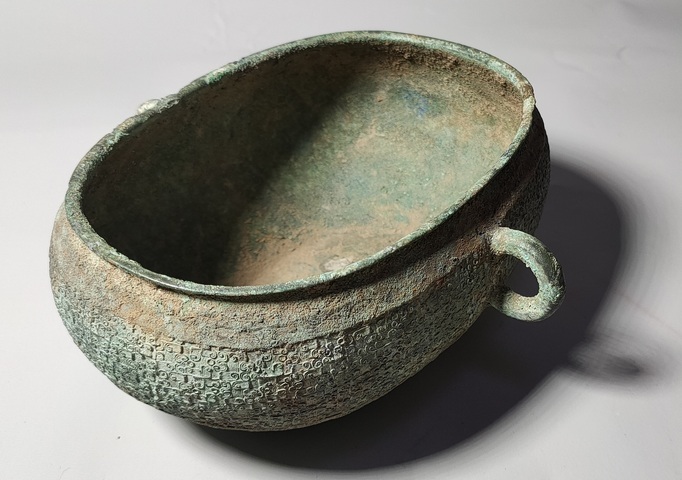 古玩銅器羽紋舟拍賣，當(dāng)前價格60000元