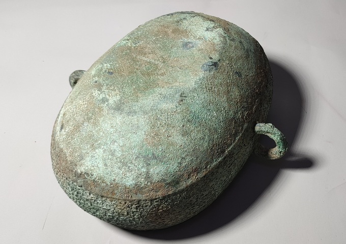 古玩銅器羽紋舟拍賣，當(dāng)前價格60000元