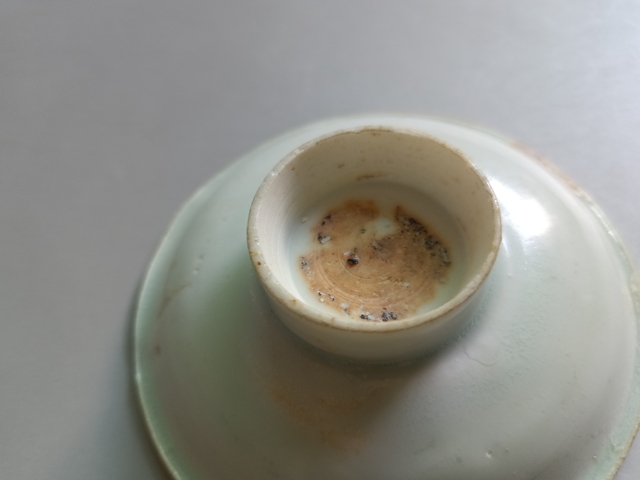 古玩陶瓷北宋湖田窯盞托及薄胎羅漢杯一套拍賣，當前價格15000元
