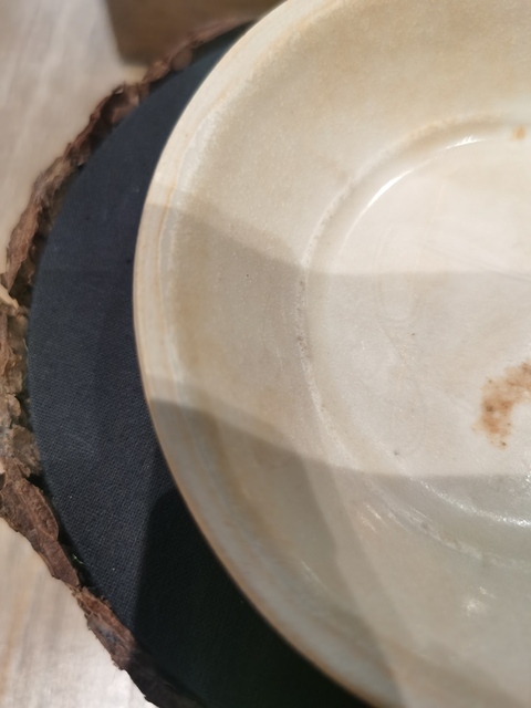 古玩陶瓷影青芒口圈足覆燒工藝洗拍賣,當前價格500元