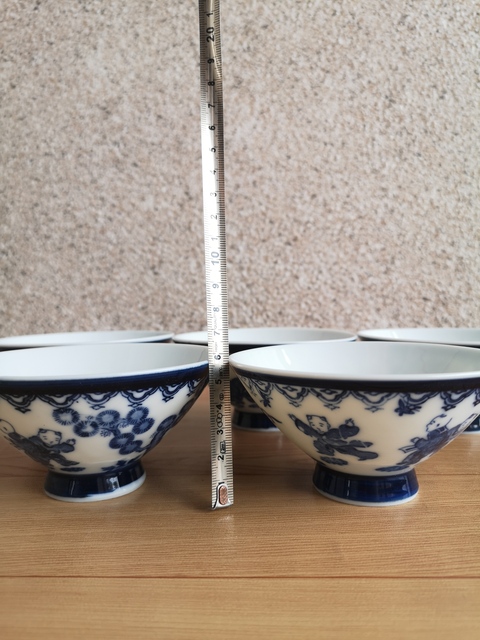 古玩陶瓷大正至昭和青花碗拍賣，當前價格260元
