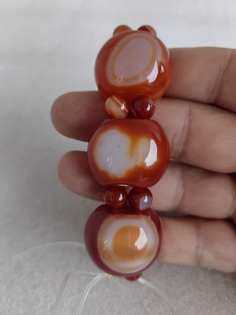 古玩玉器瑪瑙手串拍賣,當前價格450元