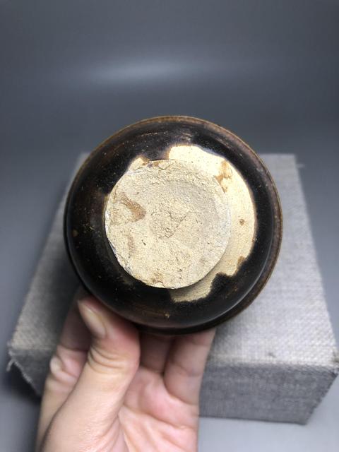 古玩陶瓷宋元，吉州窯黑釉茶杯拍賣，當前價格999元
