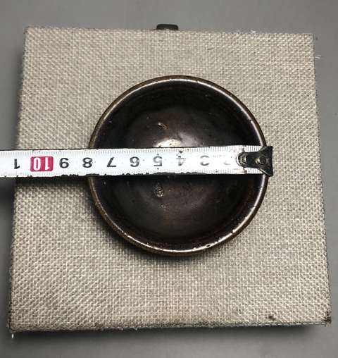 古玩陶瓷宋元，吉州窯黑釉茶杯拍賣，當前價格999元