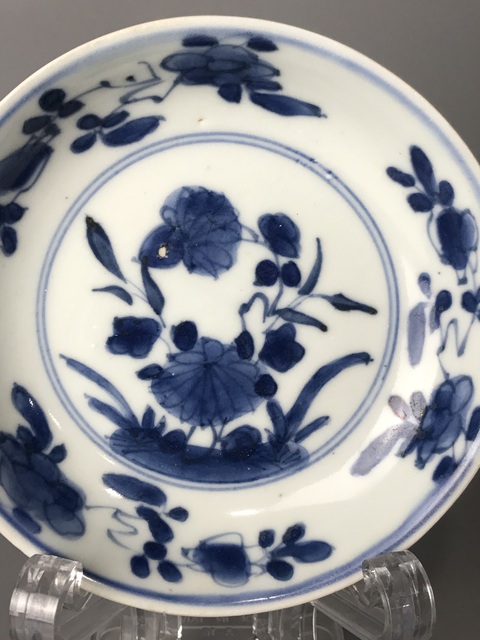 古玩陶瓷(精品杯碟)清·康熙·青花三多紋杯碟·套裝拍賣,當前價格1302元