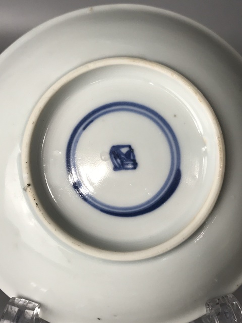 古玩陶瓷(精品杯碟)清·康熙·青花三多紋杯碟·套裝拍賣,當前價格1302元