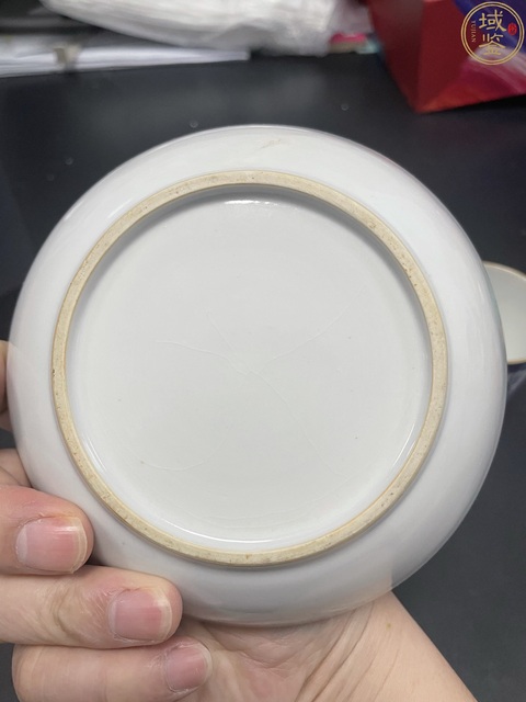 古玩陶瓷清乾隆·青花仕女教子圖杯碟拍賣，當前價格4980元