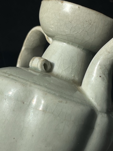 古玩陶瓷青白釉執壺真品鑒賞圖