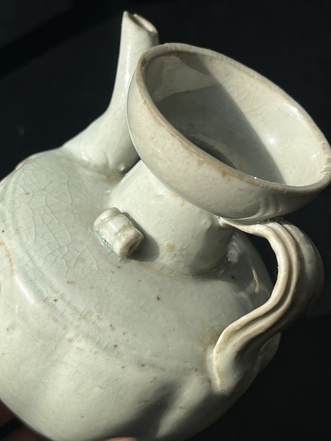 古玩陶瓷青白釉執壺真品鑒賞圖