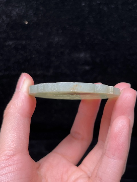 古玩玉器清·和田玉雕“福在眼前”佩拍賣,當前價格5000元