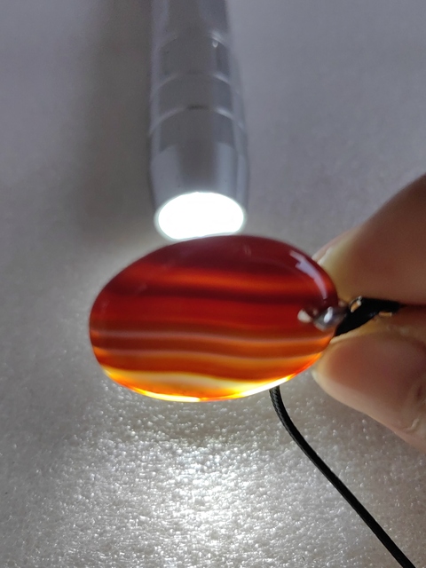 古玩玉器纏絲瑪瑙掛件拍賣,當前價格168元