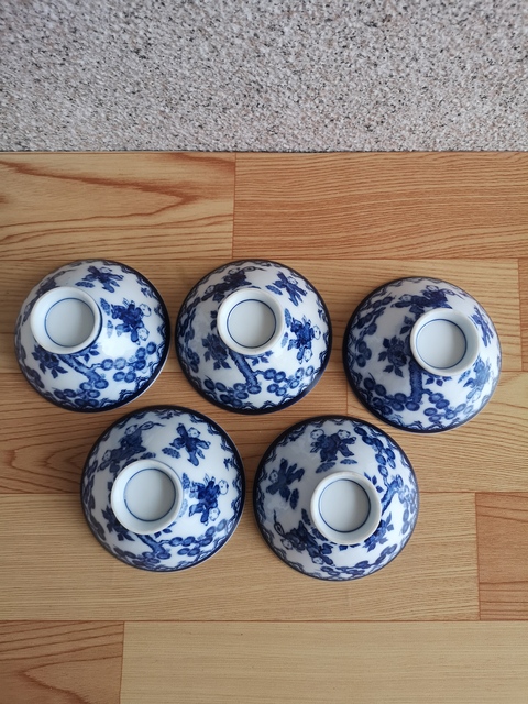 古玩陶瓷大正至昭和青花碗拍賣，當前價格260元