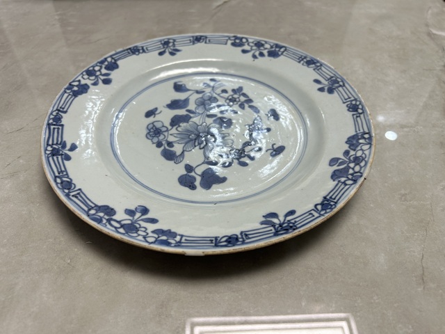 古玩陶瓷青花盤拍賣,當前價格330元