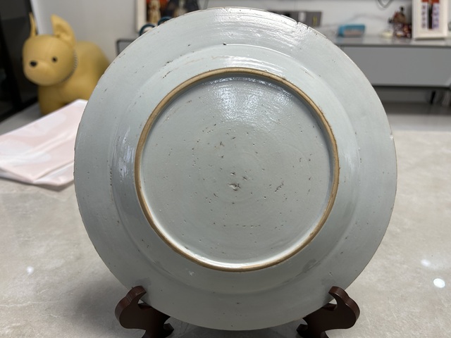 古玩陶瓷青花盤拍賣,當前價格330元