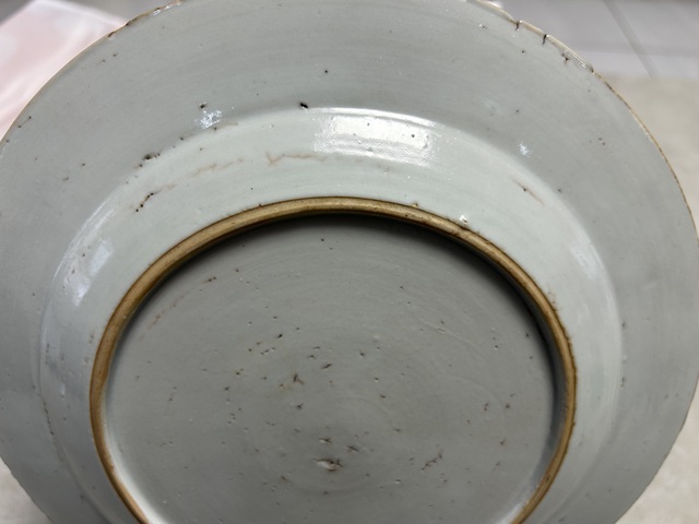 古玩陶瓷青花盤拍賣,當前價格330元