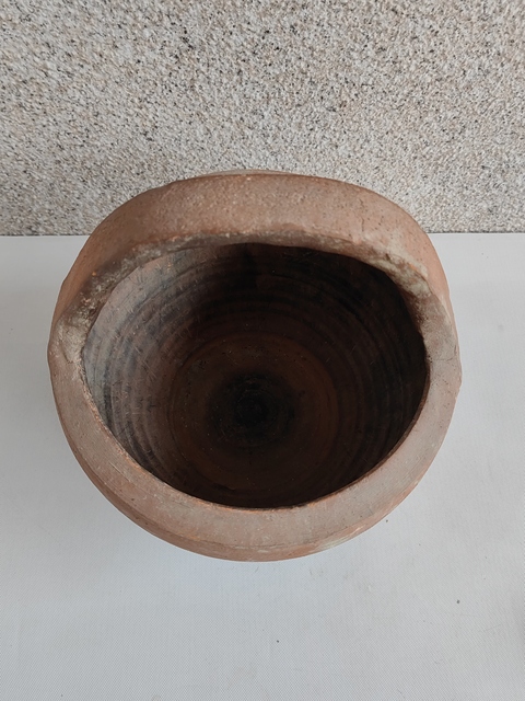古玩陶瓷紅陶提籃拍賣,當(dāng)前價格580元