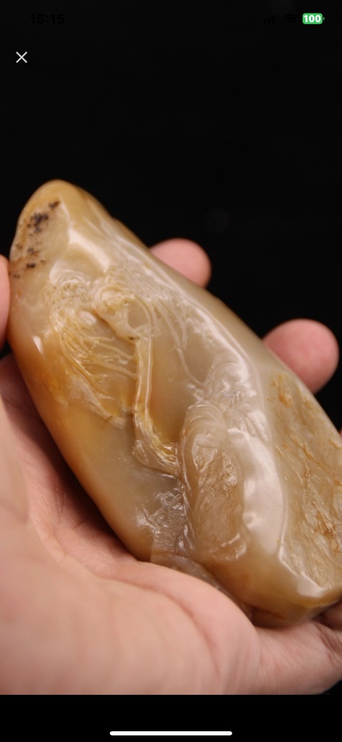 古玩雜項壽山掘性石擺件拍賣,當前價格600元