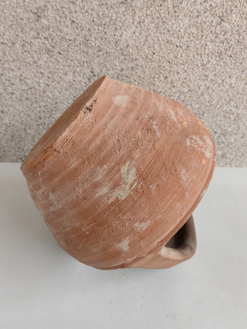 古玩陶瓷紅陶提籃拍賣,當(dāng)前價格580元