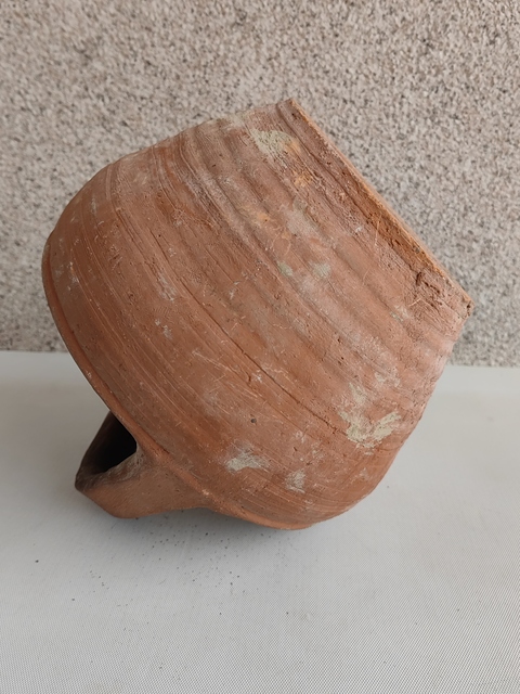 古玩陶瓷紅陶提籃拍賣,當(dāng)前價格580元