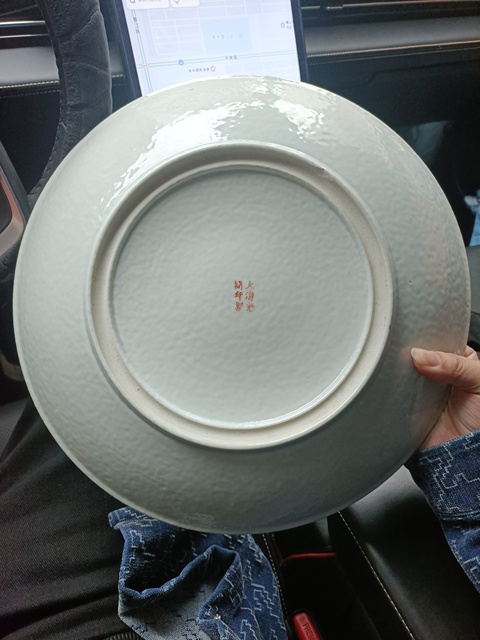 古玩陶瓷民國粉彩百花不落地粉彩盤拍賣,當前價格4500元