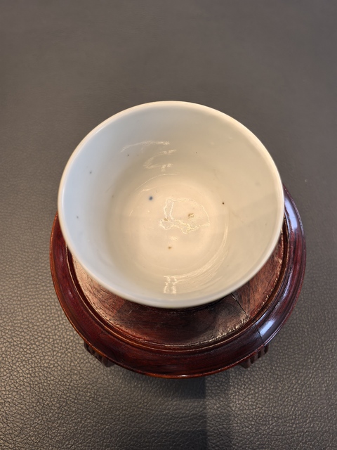 古玩陶瓷黃釉粉彩大雅齋風格茶杯拍賣,當前價格880元