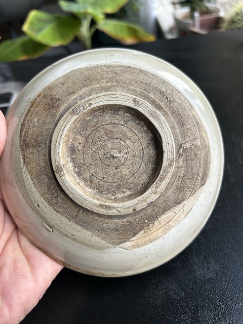 古玩陶瓷元代·白地黑花水波紋盤（茶器）拍賣，當前價格900元