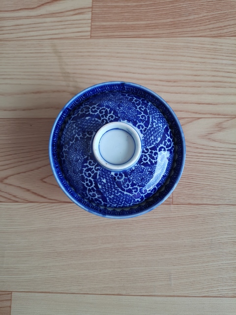 古玩陶瓷青花蓋碗拍賣,當(dāng)前價(jià)格398元