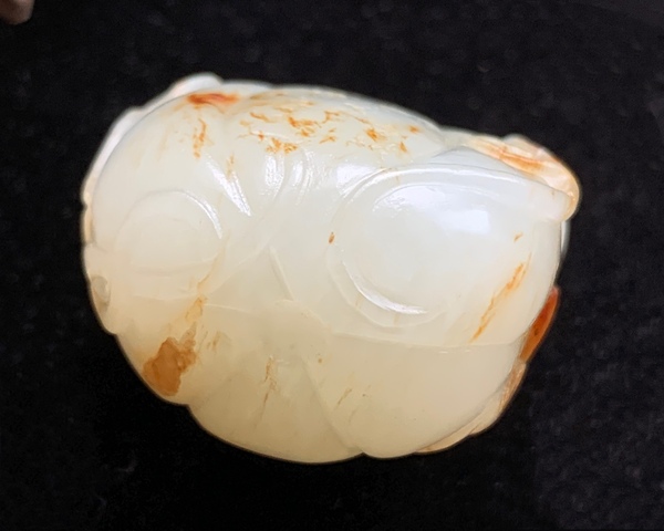 古玩玉器清代和田玉雕“瓜果墜”拍賣,當前價格25000元