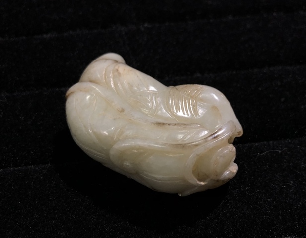 古玩玉器明代和田玉雕“鴛鴦”擺件拍賣,當前價格18000元