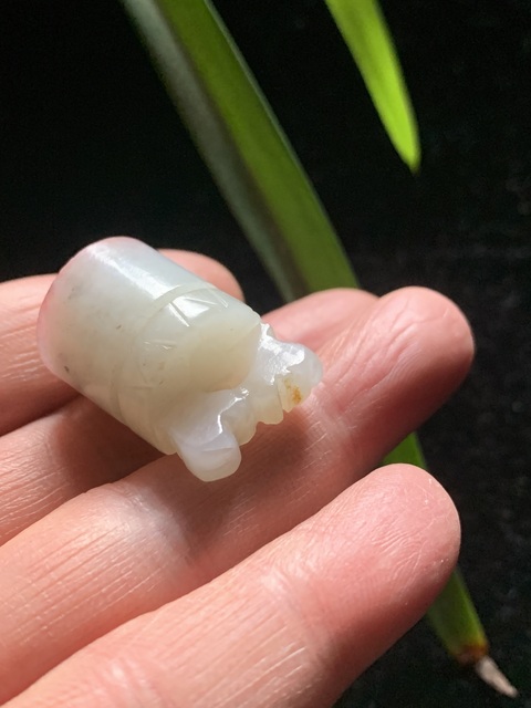 古玩玉器清代和田玉雕“獸鈕印章”拍賣，當(dāng)前價(jià)格16500元