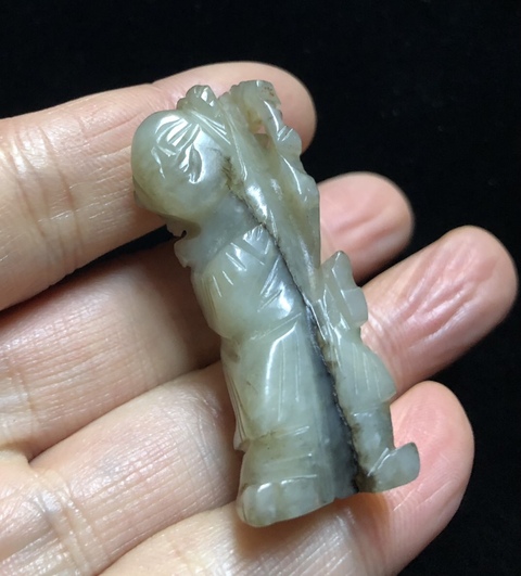 古玩玉器玉雕童子把件拍賣,當前價格5000元