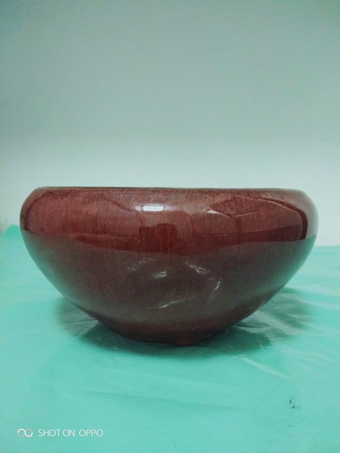 古玩陶瓷清代紅釉香爐拍賣，當前價格2658元
