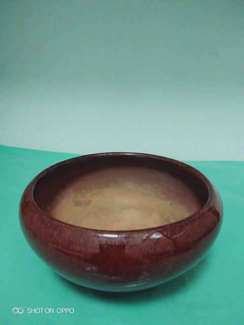古玩陶瓷清代紅釉香爐拍賣，當前價格2658元