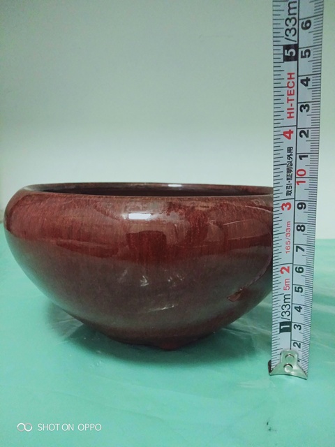 古玩陶瓷清代紅釉香爐拍賣，當前價格2658元